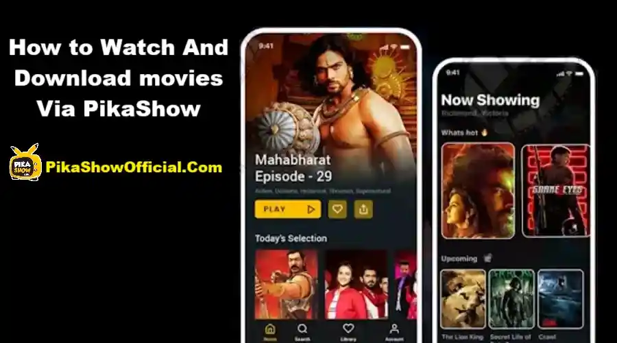 How to watch and download movies Via Pikashow